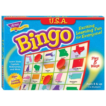 TREND ENTERPRISES U.S.A. Bingo Game T6137